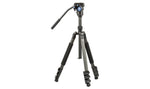 Sirui ET-1204 Travel Carbon Fiber Tripod with Video Head