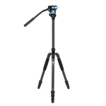 Sirui T-024SK Travel Carbon Fiber Tripod with Compact Video Head