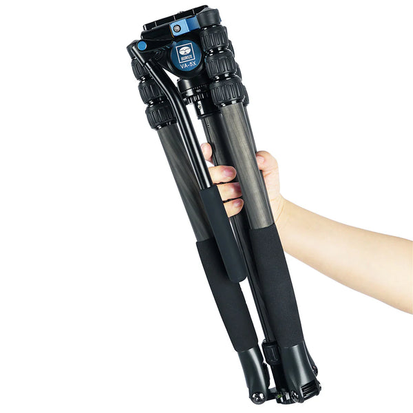 Sirui T-024SK Travel Carbon Fiber Tripod with Compact Video Head